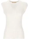 Genny Motif-embroidered T-shirt In White