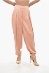 Genny Satin Pants With Hidden Closure In Pink