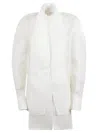 Genny Scarfed Top In White