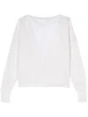Genny Sequin-embellished Jumper In White