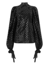 Genny Sequin-embellished Top In Black