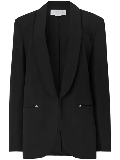 Genny Shawl Lapels Blazer In Black