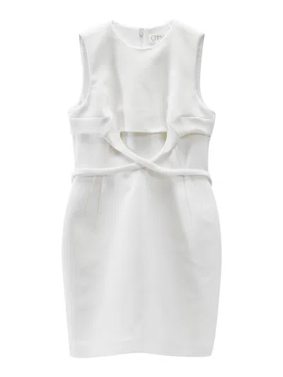 Genny Sheath Dress In White