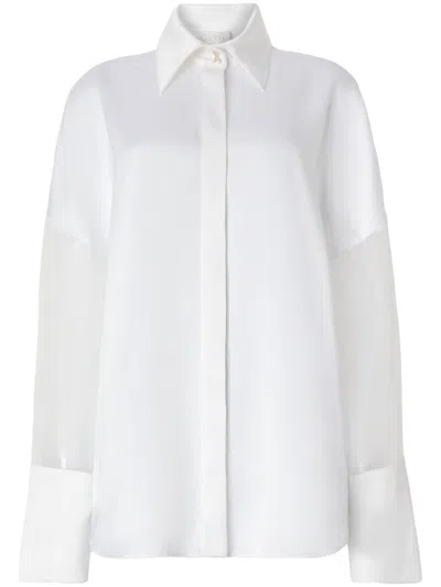 GENNY SHEER SLEEVES SHIRT