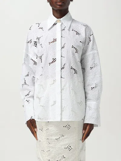 GENNY SHIRT GENNY WOMAN COLOR WHITE,G64720001