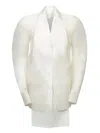 Genny Scarfed Top In White