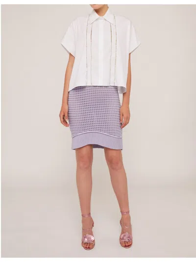Genny Short Sleeves Shirt In White