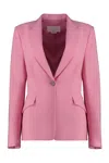 Genny Women's Single-breasted One Button Jacket In Pink