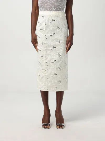 GENNY SKIRT GENNY WOMAN COLOR WHITE,G77609001