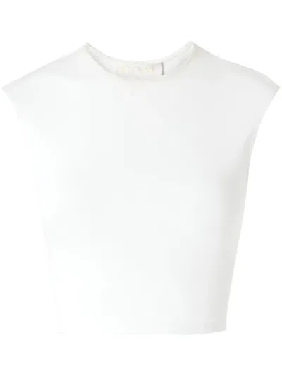 Genny Top Mit Logo In Blanco