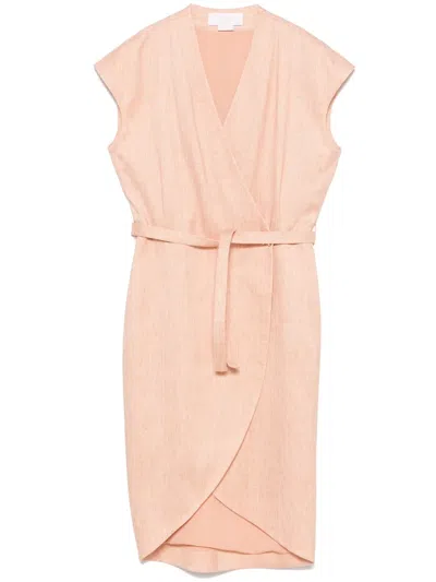 Genny Sleeveless Mini Dress In Orange