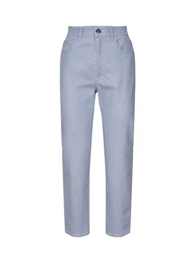 Genny Straight Cut Jeans In Blue