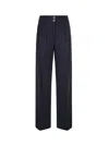 Genny High-waisted Pinstriped Trousers