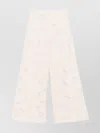 Genny Straight Wide-leg Trousers High Waist
