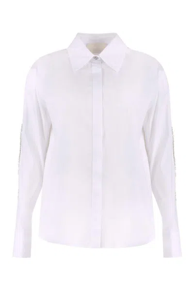 GENNY GENNY STRETCH POPLIN SHIRT