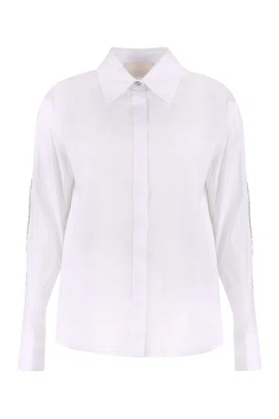 GENNY GENNY STRETCH POPLIN SHIRT