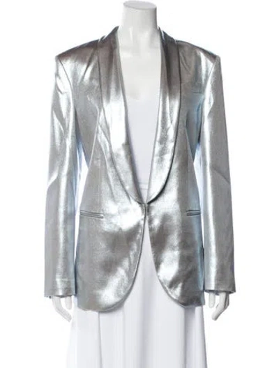 Pre-owned Genny Striped Blazer In Multi