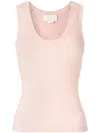 Genny Striped Tank Top In Pink