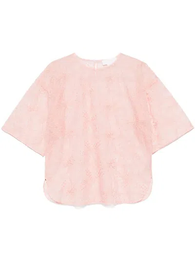 Genny T-shirts And Polos In Sea Shell Rose