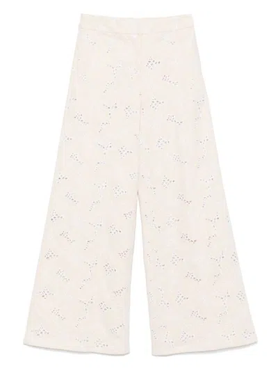 GENNY TAILORED LIGHT BEIGE TROUSERS