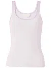Genny Contrast-trim Tank Top In Purple