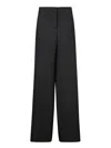 Genny Tight-fitting Trousers With Slightly Flared Legs In Black
