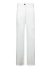 Genny Cream Cady Techno Pants In White