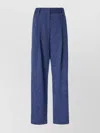 Genny Trousers Wide-leg High-rise Pockets