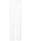 Genny Trousers With Logo In White