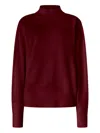Genny Turtleneck Sweater In Red