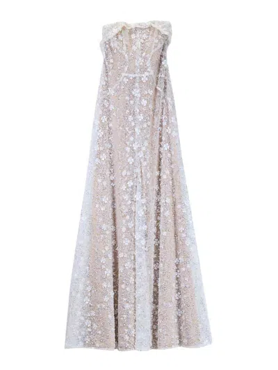 Genny Laced Dress In Neutral