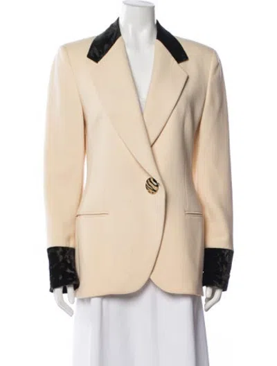 Pre-owned Genny Vintage 1990's Blazer In Black/neutrals