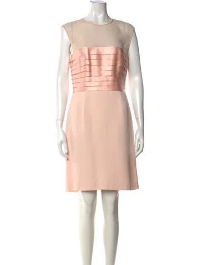 Pre-owned Genny Vintage Knee-length Dress In Pink