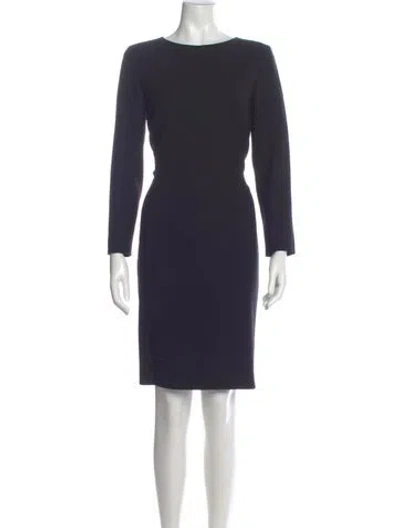 Pre-owned Genny Vintage Mini Dress In Blue