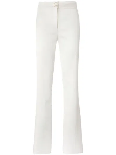 GENNY WHITE FLARED TROUSERS