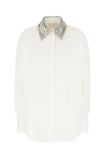 Genny White Poplin Shirt