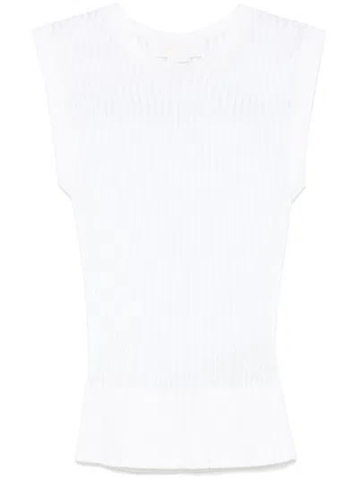 Genny White Viscose Top