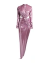 Genny Woman Mini Dress Mauve Size 4 Polyester, Elastane In Purple