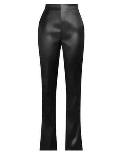 Genny Woman Pants Black Size 8 Acetate, Polyamide, Elastane