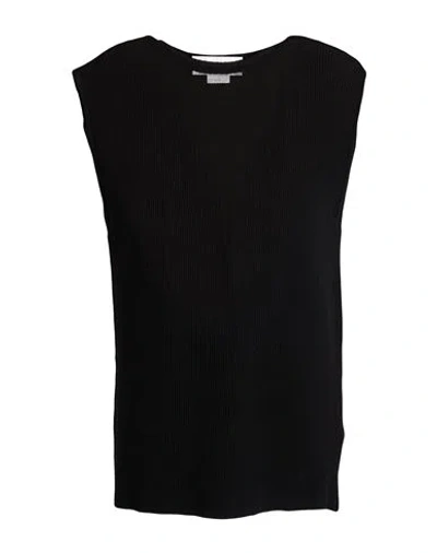 Genny Woman Sweater Black Size 6 Virgin Wool, Viscose, Polyester, Polyamide