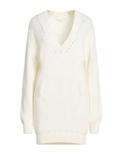 Genny Woman Sweater Ivory Size 2 Wool In Neutral