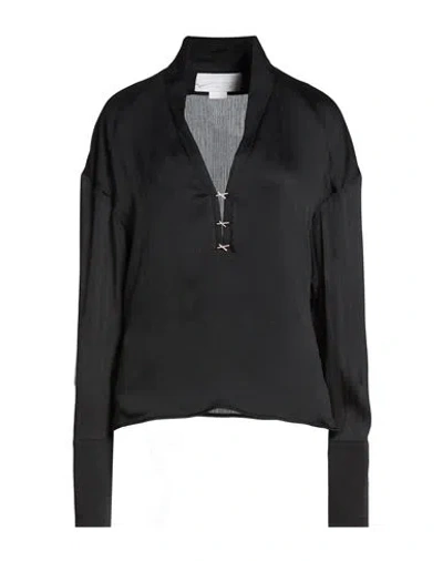Genny Woman Top Black Size 8 Polyester