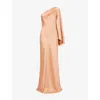 Genny Cape Maxi Dress In Nudo