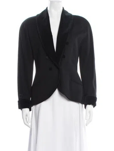 Pre-owned Genny Wool Blazer In Blue