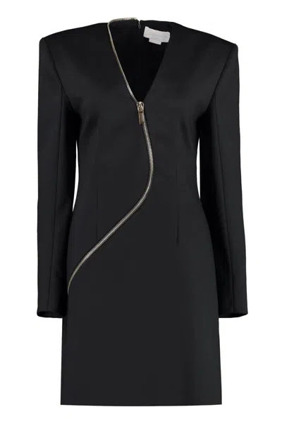 GENNY GENNY WOOL-BLEND DRESS