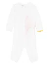 Gensami Bow-applique Knitted Jumpsuit In White
