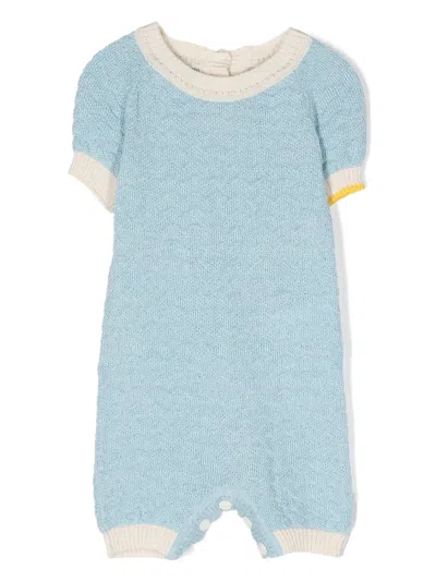 Gensami Babies' Contrast-trim Shorties In Blue