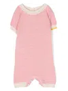 Gensami Contrast-trim Shorties In Pink