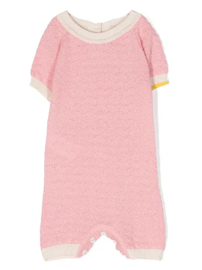 Gensami Babies' Contrast-trim Shorties In Pink