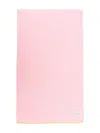Gensami Contrasting-border Baby Blanket In Pink